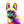 Handgemaltes Haustierportrait auf Premium Kuscheldecke im Colourful Stil